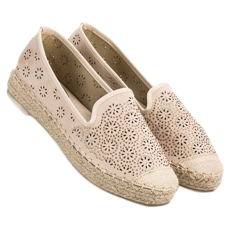 Espadrilles à enfiler VICES beige 2
