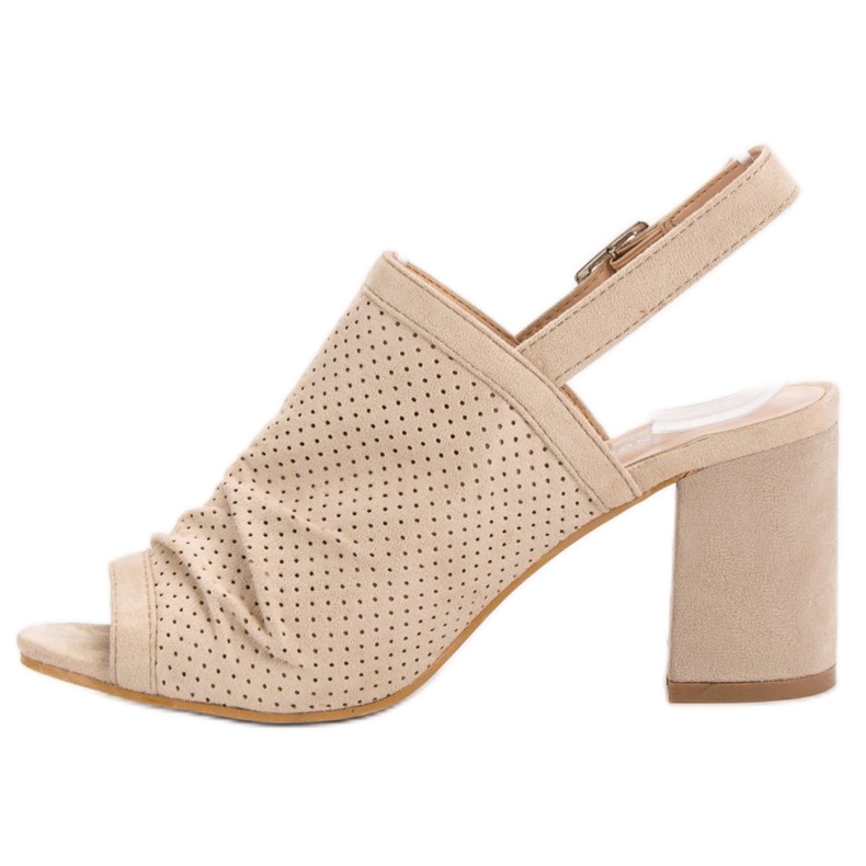 Sixth Sense Sandales Ajourées Sur Un Bar brun 2