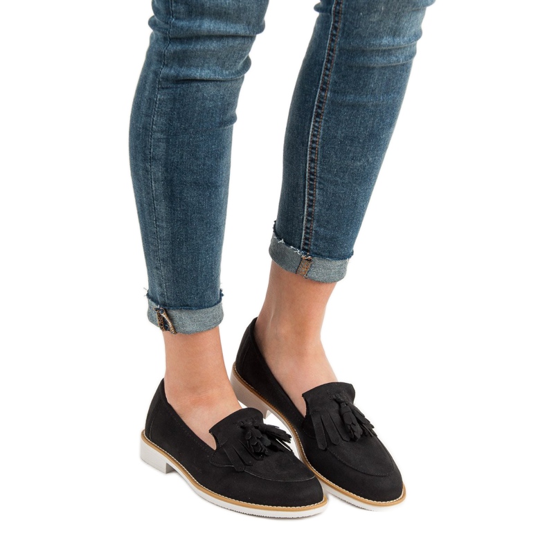 Mocassins noirs VICES le noir 2