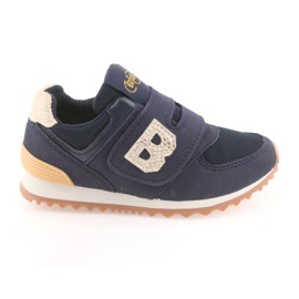 Chaussures pour enfants Befado jusqu'à 23 cm 516Y038 bleu marine jaune 2