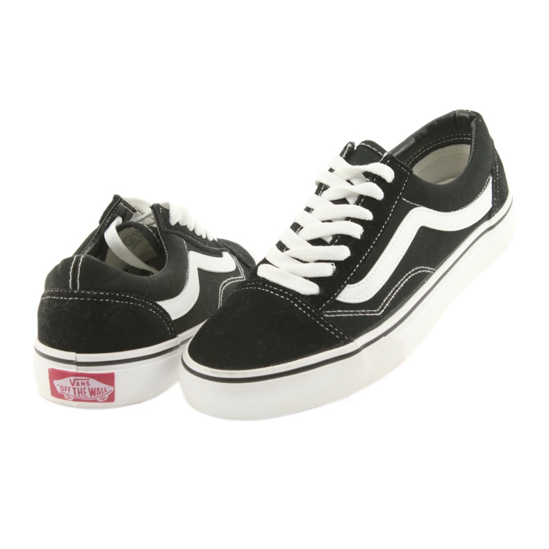 Old Skool Vans noir blanc 4