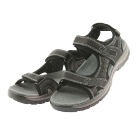 Sandales DK noir velcro léger fond EVA 3