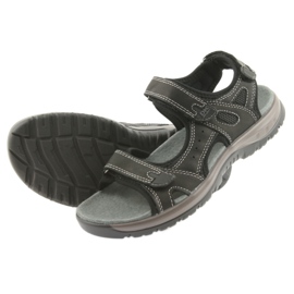 Sandales DK noir velcro léger fond EVA 4