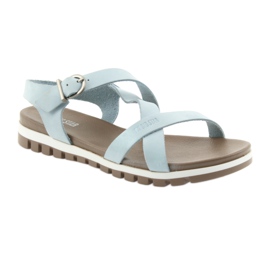 Sandales confortables Big Star bleu 1 Sandales confortables Big Star bleu 1