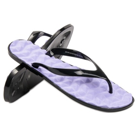 SHELOVET Tongs en caoutchouc violet 3