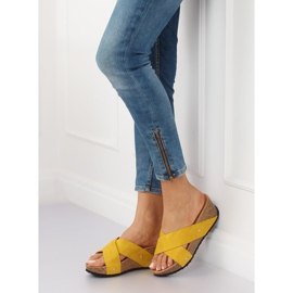 Jaune G1560 Chaussons compensés jaunes 1