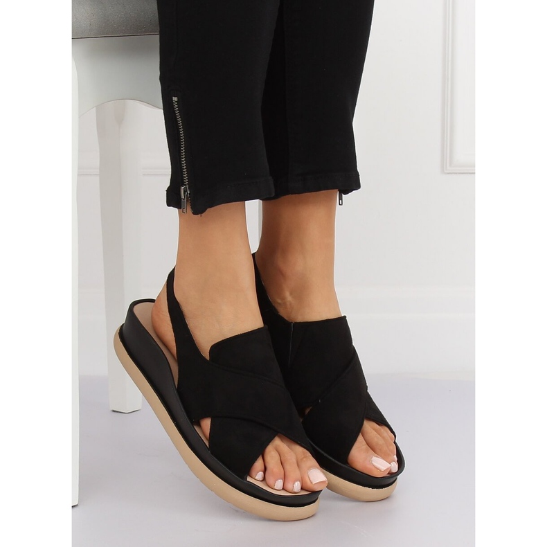 Sandales noires pour femmes G-202 Noir 1