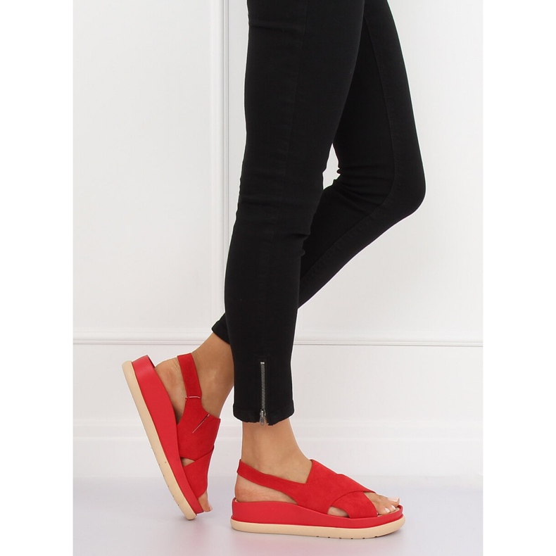 Sandales pour femmes rouges G-202 Rouge 1