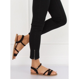 Sandales femme noires S55 Noir le noir 1
