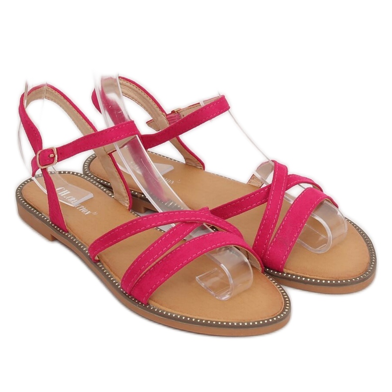 Sandales fuchsia femme S55 Rosered 2