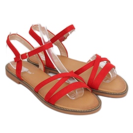 Sandales femme rouges S55 Rouge 2