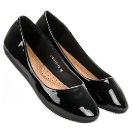 GUAPISSIMA Ballerines laquées le noir 2