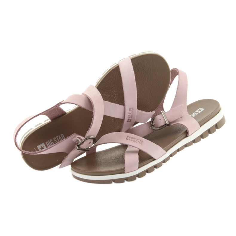 Sandales pour femmes Big Star 274971 rose 4
