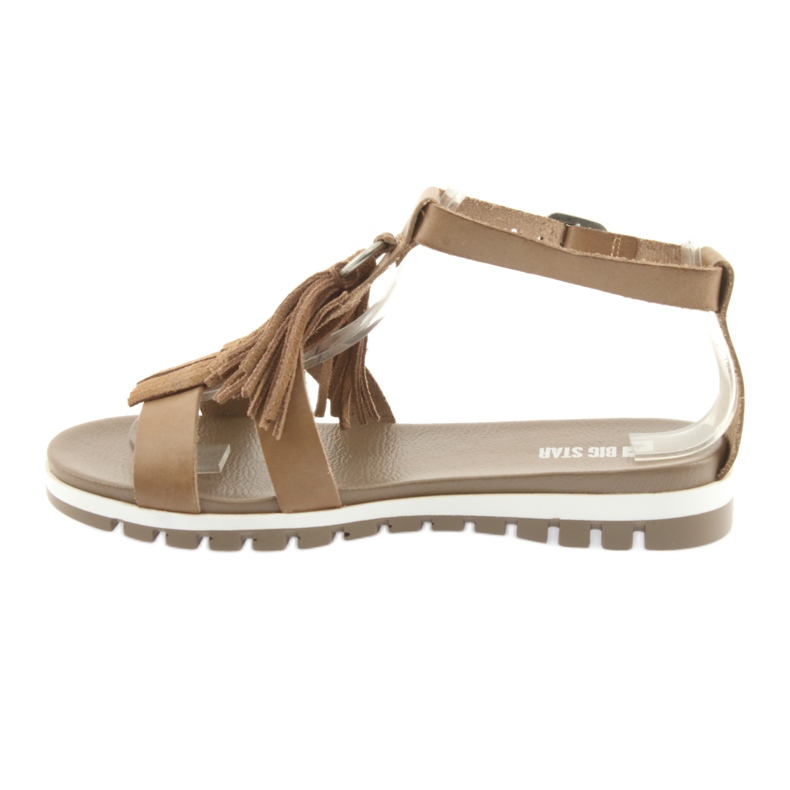 Sandales Boho Big Star 274958 brun 2