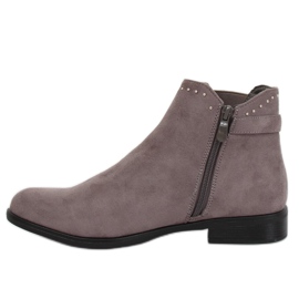 Bottes Jodhpur grises pour femmes 0-256 Gris 1