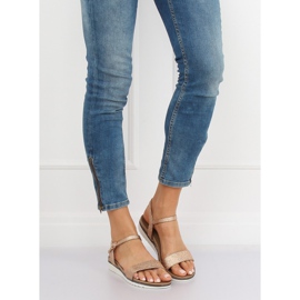 Sandales femme champagne S18-33 Champagne rose 1 Sandales femme champagne S18-33 Champagne rose 1