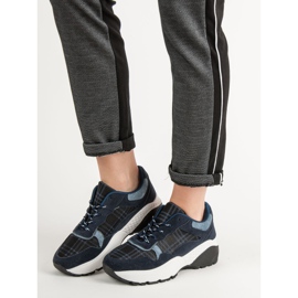 SHELOVET Baskets bleu marine 1 SHELOVET Baskets bleu marine 1