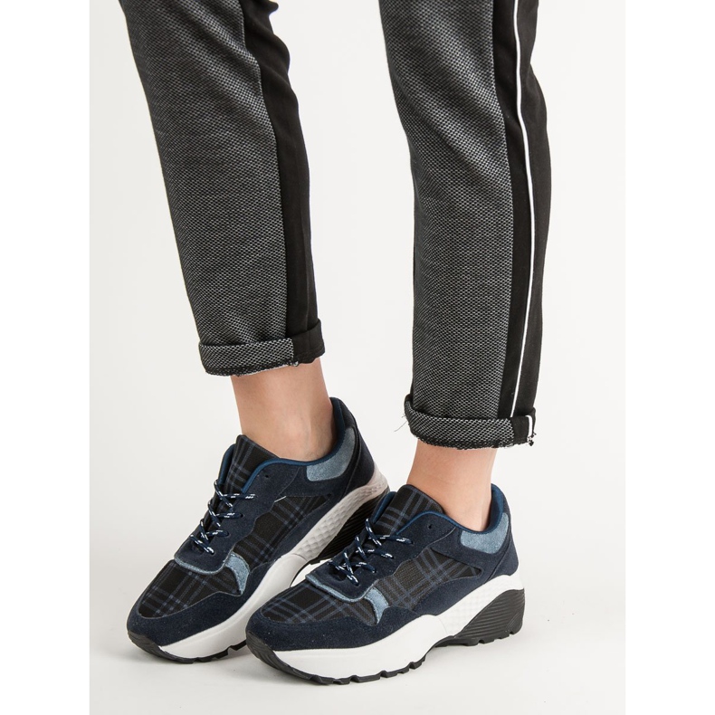 SHELOVET Baskets bleu marine 1 SHELOVET Baskets bleu marine 1