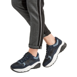 SHELOVET Baskets bleu marine 2 SHELOVET Baskets bleu marine 2