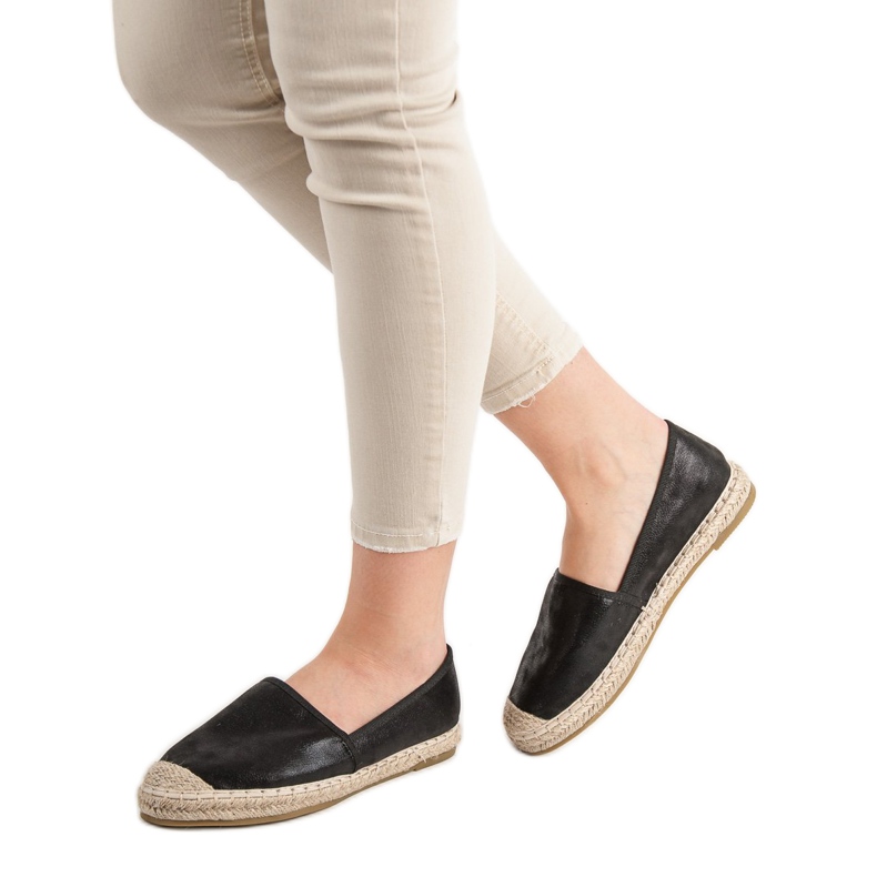 Forever Folie Espadrilles Noires 1