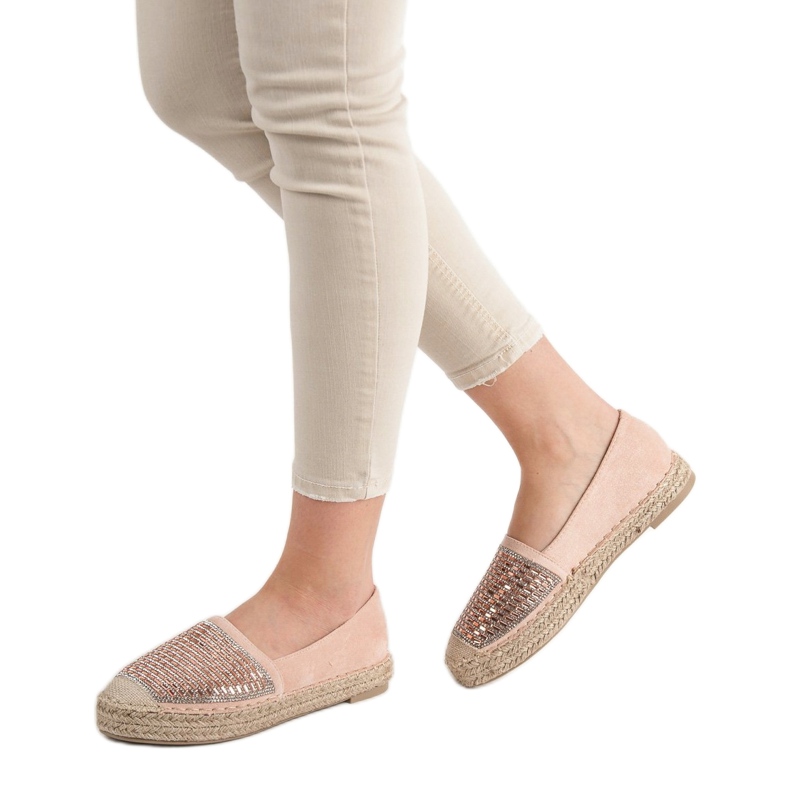 Espadrilles Avec Oxyde De Zirconium VICES rose 2