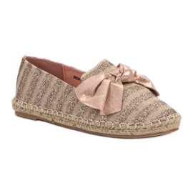 Espadrilles À Paillettes VICES rose 4