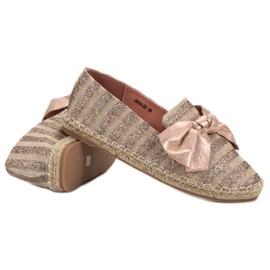 Espadrilles À Paillettes VICES rose 6