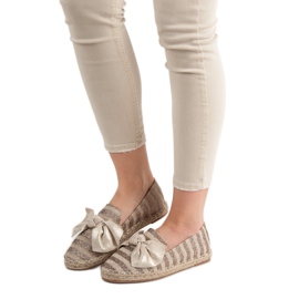 Espadrilles À Paillettes VICES brun 2