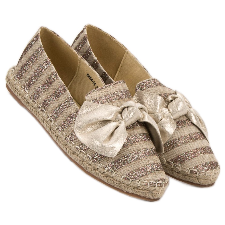 Espadrilles À Paillettes VICES brun 1