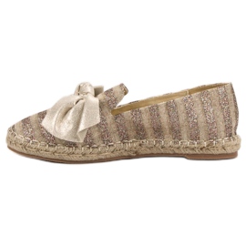 Espadrilles À Paillettes VICES brun 5