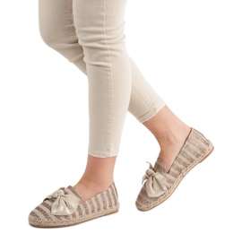 Espadrilles À Paillettes VICES brun 3