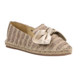 Espadrilles À Paillettes VICES brun 4