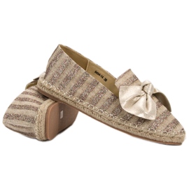 Espadrilles À Paillettes VICES brun 6