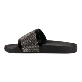 Chaussons VICES avec zircone cubique le noir 2