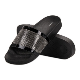 Chaussons VICES avec zircone cubique le noir 6