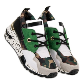 Baskets tendance VICES blanc multicolore 2