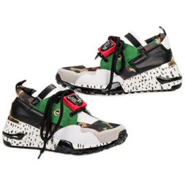 Baskets tendance VICES blanche multicolore 6
