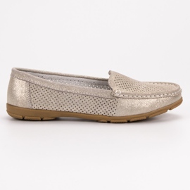 Mocassins en cuir VINCEZA jaune 6