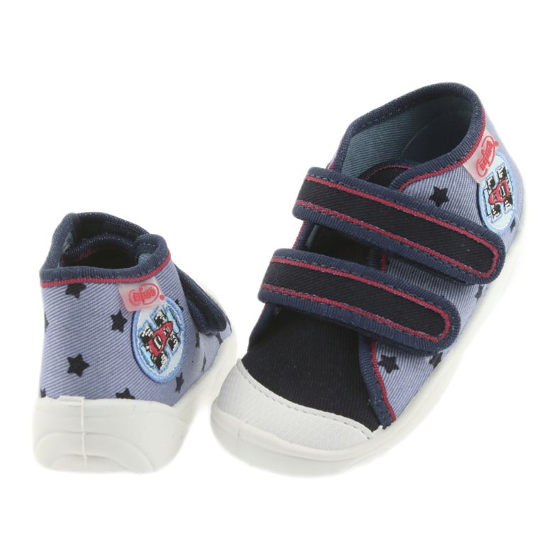 Befado baskets chaussures pour enfants 212P057 rouge bleu marin bleu 4
