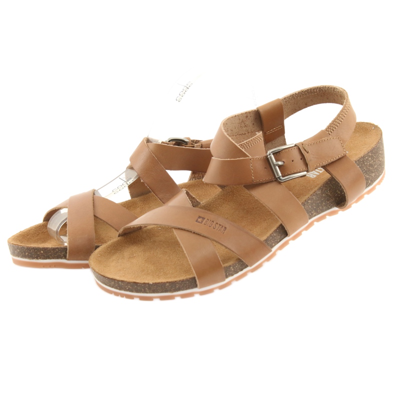 Sandales femme Big Star camel 274A010 brun 3