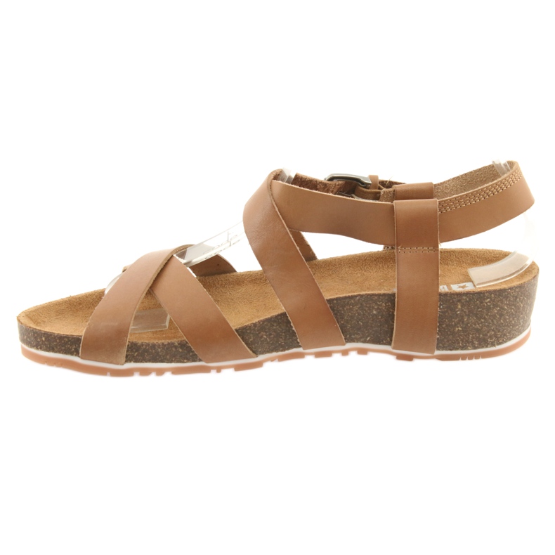 Sandales femme Big Star camel 274A010 brun 2