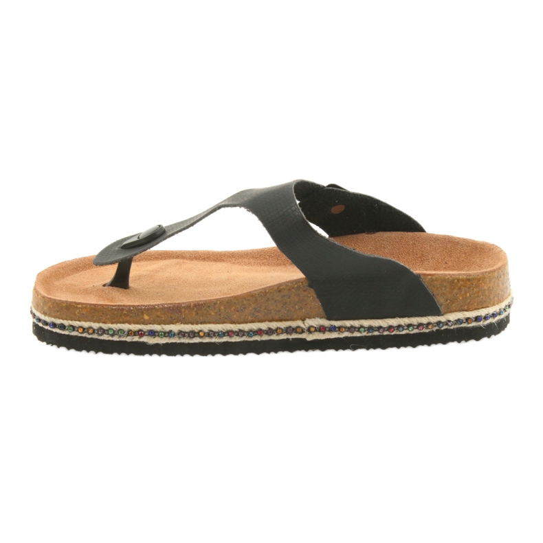 Chaussons profilés pour femmes Big Star 274132 noir 2