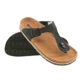 Chaussons profilés pour femmes Big Star 274132 noir le noir 3