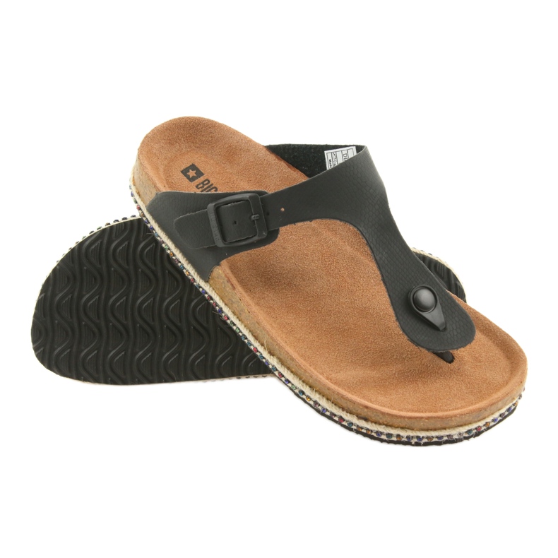 Chaussons profilés pour femmes Big Star 274132 noir 3
