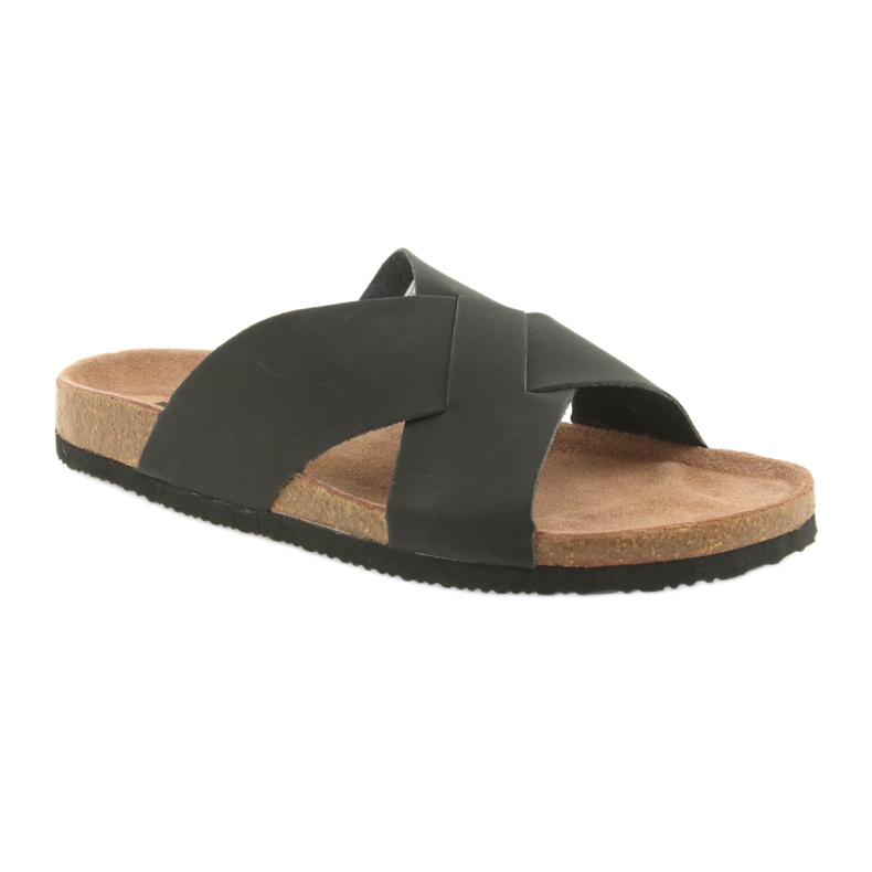 Chaussons profilés pour hommes Big Star 174603 noirs le noir 1 Chaussons profilés pour hommes Big Star 174603 noirs le noir 1