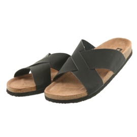 Chaussons profilés pour hommes Big Star 174603 noirs 3