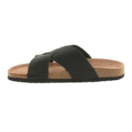 Chaussons profilés pour hommes Big Star 174603 noirs le noir 2