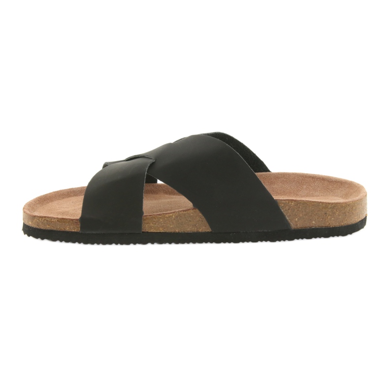 Chaussons profilés pour hommes Big Star 174603 noirs le noir 2 Chaussons profilés pour hommes Big Star 174603 noirs le noir 2