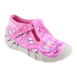Chaussures enfant Befado 110P352 bleu rose 1
