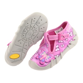 Chaussures enfant Befado 110P352 bleu rose 5